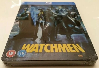 Watchmen STEELBOOK (Blu-ray, UK) PLAY.com Exclusive RARE OOP - Image 1 of 4