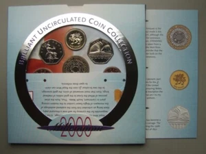 REINO UNIDO set 2000 BU - United Kingdom Brilliant Uncirculated Coin Collection - Imagen 1 de 1
