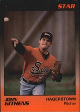 1989 Hagerstown Suns Star #9 John Githens