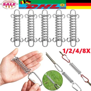 1~8x Spannfeder Zugfeder für Sonnensegel, Boot, Zelt, Seilspanner, Federstahl DE - Bild 1 von 12