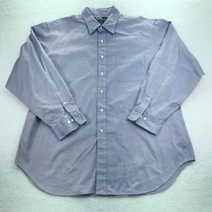 Camisa Ralph Lauren Para Hombre 18 34/35 Andrew 2 Capas Algodón Espiga Hong Kong - Imagen 1 de 8