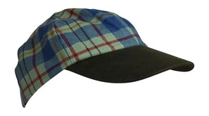 100% Pure New Wool Irish County Tartan Baseball Cap - County Kildare - Picture 1 of 1
