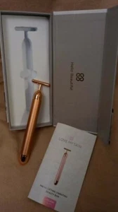 LOVE My Skin Facial Lifting Vibrating TBeauty Bar head Face Massage in Rose Gold - Picture 1 of 4