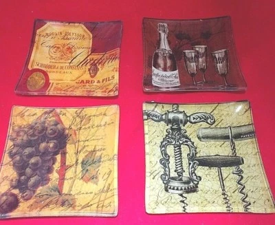 Placas Canape International Certificadas, Juego de 4-Nuevas en Caja Foto 1 de 4