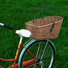 Fahrrad-Gepcktrgerkorb mit Abdeckung 553136  Naturweide L5E2