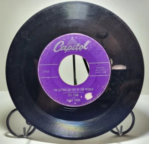 Les Paul-Sleep, I'm Sitting On Top Of The World {45 RPM 7in Vinyl} - Picture 1 of 2