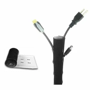 Neoprene Cable Management Sleeve Wrap Wire Hider Organizer For TV Phone 125cm - Picture 1 of 7