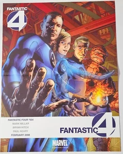 FANTASTIC FOUR #554 MARVEL COMICS PROMO POSTERS 2008 10x14 - Picture 1 of 3