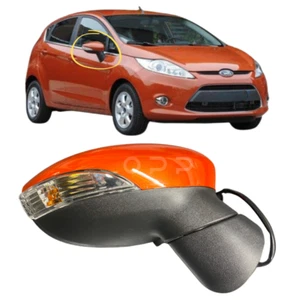 For Ford Fiesta MK7 2008-2012 Wing Mirror Electric Painted Mars Red Right Side - Picture 1 of 7