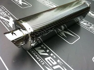 Ducati 750 SS ie Iniezione 1999 - 2002 Coppia Scarichi Tri Ovali Carbonio - Foto 1 di 1
