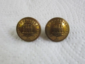 2x British Army:"DORSETSHIRE REGIMENT BRASS BUTTONS" (Small, 19mm, WW1-WW2 Era) - Picture 1 of 4