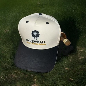 Skrewball Whiskey Golf Baseball Hat With 50ml Holder (bt Not Incl) Free Ship US - Picture 1 of 6