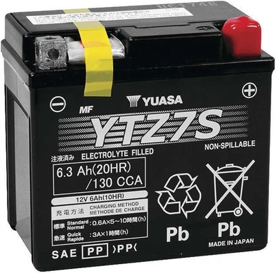 Yuasa GRT/YTZ Battery For Gas Gas FSR450 2008 YUAM727ZS - Image 1 of 3