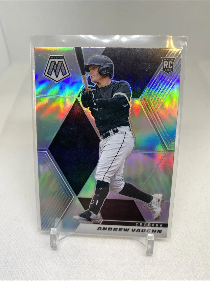 2021 Mosaic Baseball Andrew Vaughn Rookie Card #283 Silver Prizm Parallel - Image 1 of 2