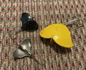 Lotto spinner esca da pesca vintage anni 60 Vibra pipistrello pipistrello bambino spinner (22-34) - Foto 1 di 15