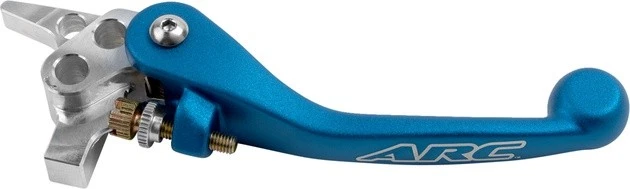 Palanca de freno de aluminio ARC azul #BR-214-B para Husqvarna/TM/Sherco/KTM/Kawasaki Foto 1 de 1