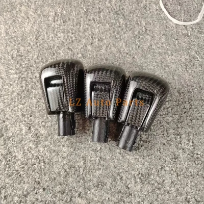 Pomo de cambio de fibra de carbono negro para Honda Civic 2016 2017-2021 actualización interior Foto 1 de 3