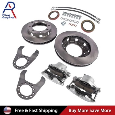 14 Bolt Complete Disc Brake Conversion Kit 10.5 SRW For GM 1973-1988 Disk Brakes - Image 1 of 4