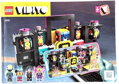 LEGO Vidiyo The Boombox Manual de instrucciones de construcción 43115 folleto solo libro Foto 1 de 2