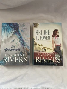Francine Rivers Lot Of 2  The Masterpiece Bridge To Haven Hardcover GUC - Picture 1 of 17