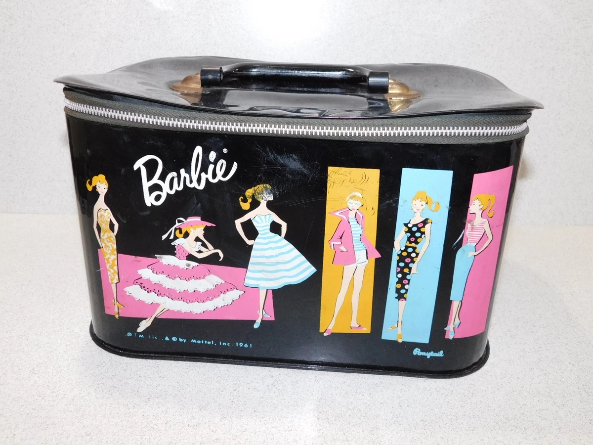 バービー 1961年 ビンテージ ドールケース 収納ケース黒 バービー 1961年 ビンテージ ドールケース 収納ケース黒