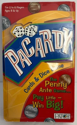 Pacardy Cards and Dice Game Patch Products 2005 Complete New In box.  Cool Game - Image 1 of 4