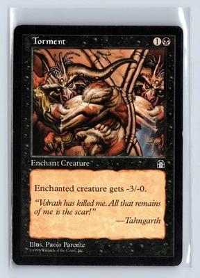 (3x) TORMENT – MTG Magic the Gathering Card – Stronghold – Common - Image 1 of 4