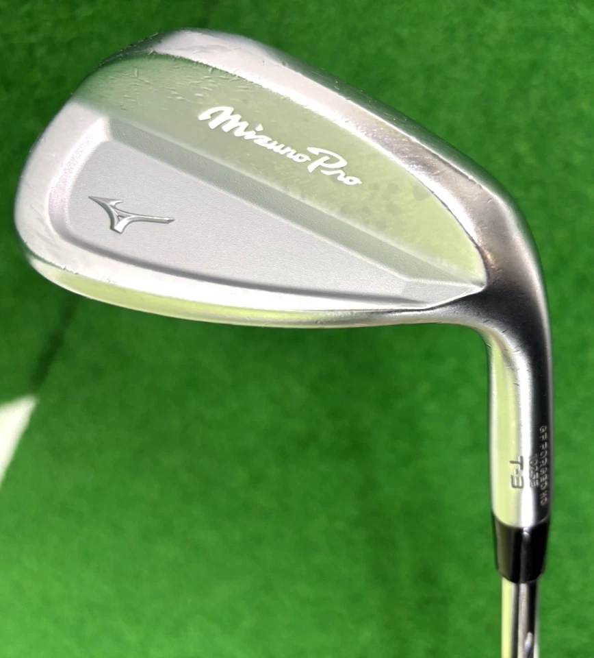 Mizuno Pro T-3 54 12 Sand Wedge White Satin Golf Club USED Right S Type Stiff - Image 1 of 4