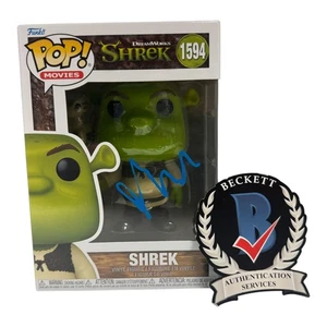 Autógrafo firmado por Mike Myers Shrek Funko Pop 1594 Beckett BAS - Imagen 1 de 2