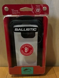 BALLISTIC EXPLORER CASE SAMSUNG GALAXY S6 BLACK WHITE - Picture 1 of 3