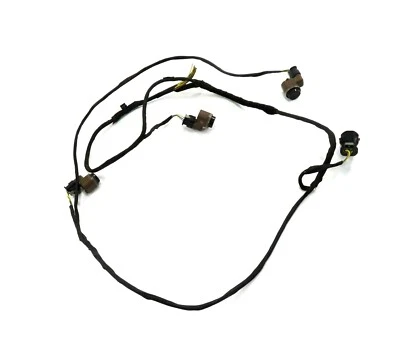 2015 BMW 535i (F10) REAR PDC PARK DISTANCE SENSOR SET-4 w/ HARNESS (BLACK) - Image 1 of 4