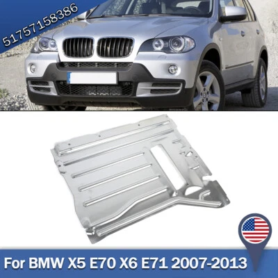 FOR 2007-2014 BMW X5 E70 X6 E71 CENTER UNDERBODY SHIEL PANEL LINER 51757158386 - Imagem 1 de 4