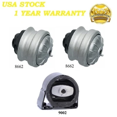 3 piezas montaje motor y transmisión apto para mercedes-benz 1992-1993 300sd, 1994-1995 s350 3,4 l Foto 1 de 4