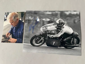 GIACOMO AGOSTINI '15x Campeón del Mundo de Motociclismo' Foto firmada en persona 20x25 + Foto - Imagen 1 de 1