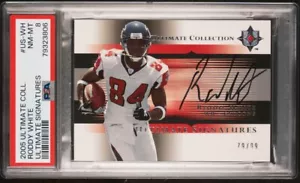 2005 Ultimate Collection Signatures /99 Roddy White PSA Rookie Auto RC #US-WH - Picture 1 of 3