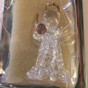 Hand Blown Angel Glass Ornament - Picture 1 of 4
