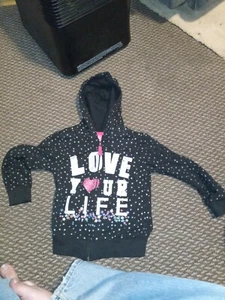 Star Ride Love your life sweatshirt Girls Size m 5/6 - Picture 1 of 6