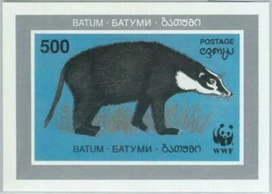 M2014 - ESTADO DE RUSIA Batum, HOJA DE RECUERDO: WWF Ant eater - Imagen 1 de 1