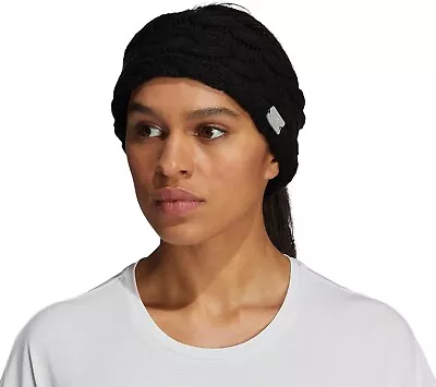 Adidas Para Mujer Calce Aeroready Moda Diadema Tejida OSFA Talla Única Negra Foto 1 de 4