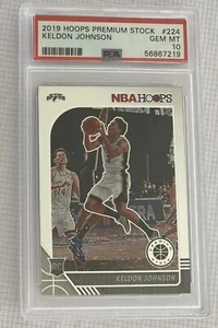 2019 Hoops Premium Stock Keldon Johnson #224 Psa 10 - Picture 1 of 2