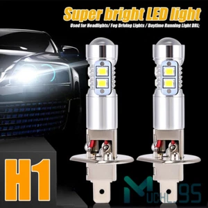 2x H1 LED Headlight Bulbs Conversion Kit High Low Beam Super Bright 6500K White - Picture 1 of 17