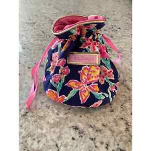 Lilly Pulitzer Travel Makeup Drawstring Pouch 
