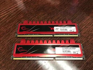 G.Skill RipJaws 8GB (4GBx2) Kit PC3-12800 DDR3 1600MHz 1.5V F3-10666CL9D-8GBRL - Picture 1 of 2