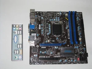 Placa base MSI, modelo H55M-E33, REV: 1.3, socket LGA 1156, PN MS-7636 - Imagen 1 de 2