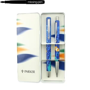 Parker Vector Clown Fish / Nemo Set (Fountain Pen / Ballpoint Pen) in Blue - Picture 1 of 12