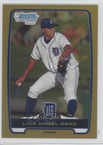 2012 Bowman Chrome Prospects Gold Refractor /50 Luis Sanz Luis Angel Sanz #BCP95