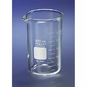 Pyrex 400ml Beakers Tall Form Berzelius with Spout Graduated Glass (Pack of 3) - Picture 1 of 1