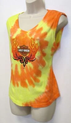 CAMISA SIN MANGAS HARLEY DAVIDSON DAMAS BLAZING ELEMENT DYE [NUEVA] Foto 1 de 4