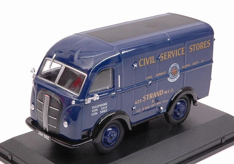 Austin Threeway Van Civil Service Stores 1:43 OXFORD 43AK017 - Immagine 1 di 1