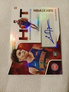 2020-21 KILLIAN HAYES NBA HOOPS AUTOGRAPHED AUTO ROOKIE CARD RC #HR-KHY PISTONS - Picture 1 of 2